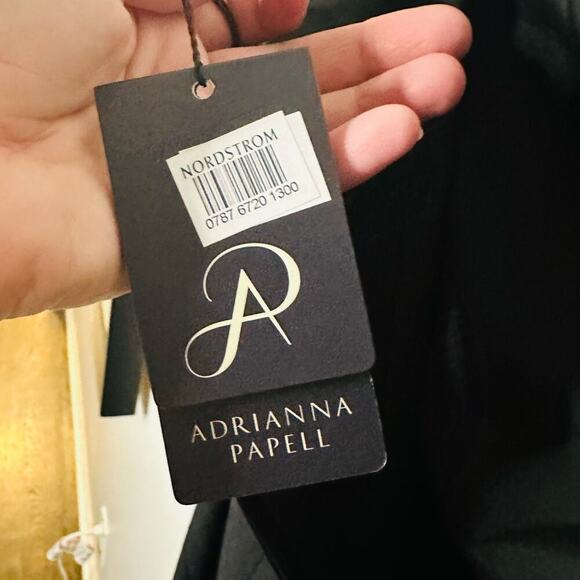 Adrianna Papell Black Streych Crepe Mermaid Skirt size 10 NWT - Picture 4 of 10